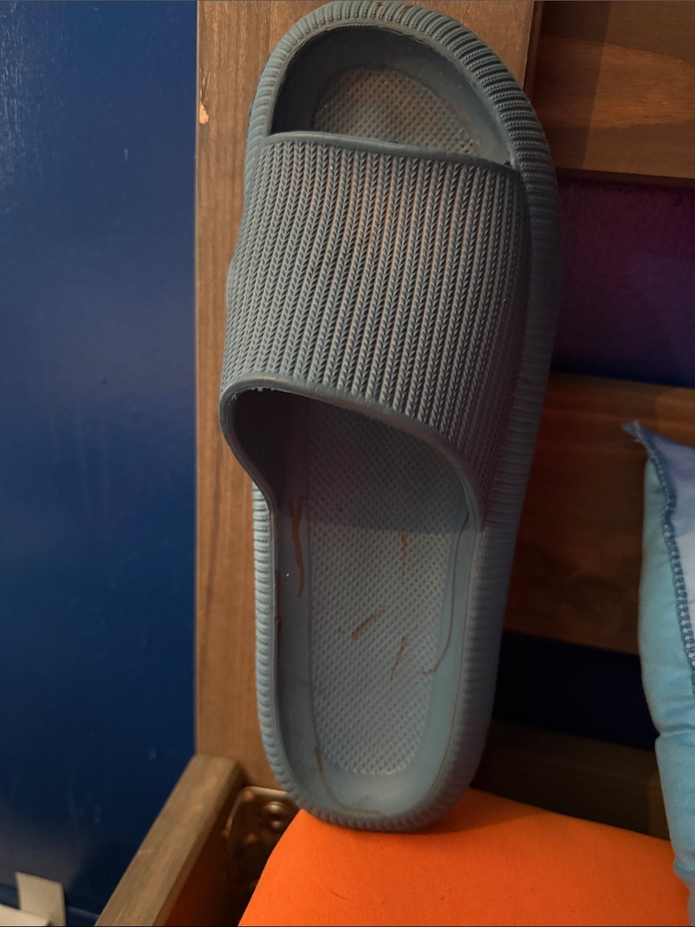 Men's Casual Slide Sandal - Blue
